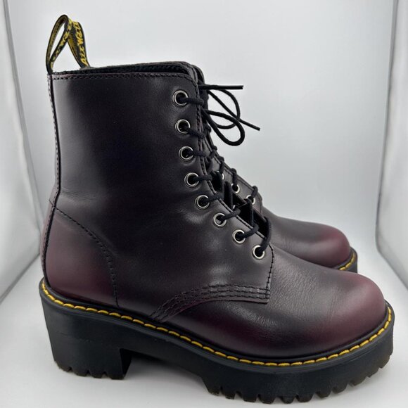 Indie Sleeze Doc Marten Smooth Leather Platform Punk Boots, Goth Punk Shoes (6.5 - Picture 9 of 11